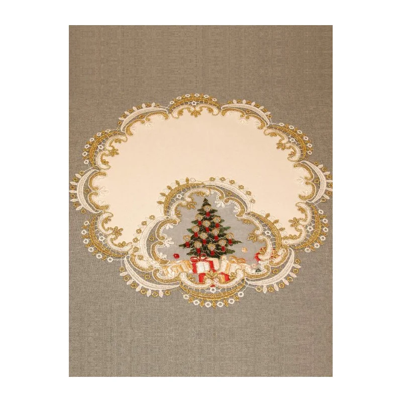 Tischwäsche Tannenbaum auf Organza