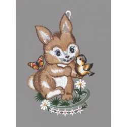 Kleiner Hase mit Vöglein