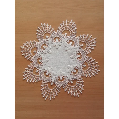 Spitzendecke Katja rund