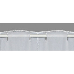 Stangendurchzug der Raffgardine Luna