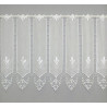Transparente naturfarbene Spitzen-Scheibengardine in 30, 45 und 60 cm Höhe