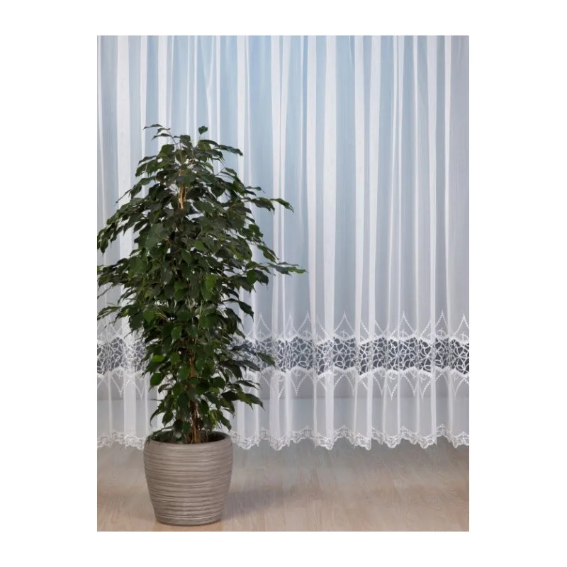 Spitzenstore Adriana in weiß-beige