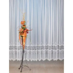 Spitzenstore Adriana in weiß-anthrazit