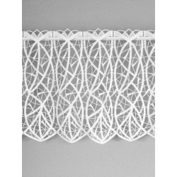 Moderne Spitzengardine Cloe 27 cm hoch