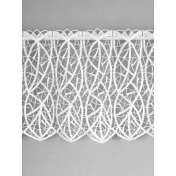 Moderne Spitzengardine Cloe 27 cm hoch