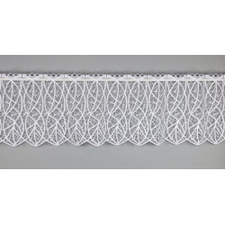 Moderne Spitzengardine Cloe klein