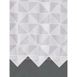 Modern bestickter Flächenvorhang Dunja Detail