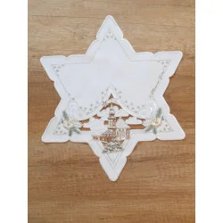 Tischwäsche Winterzauber Stern