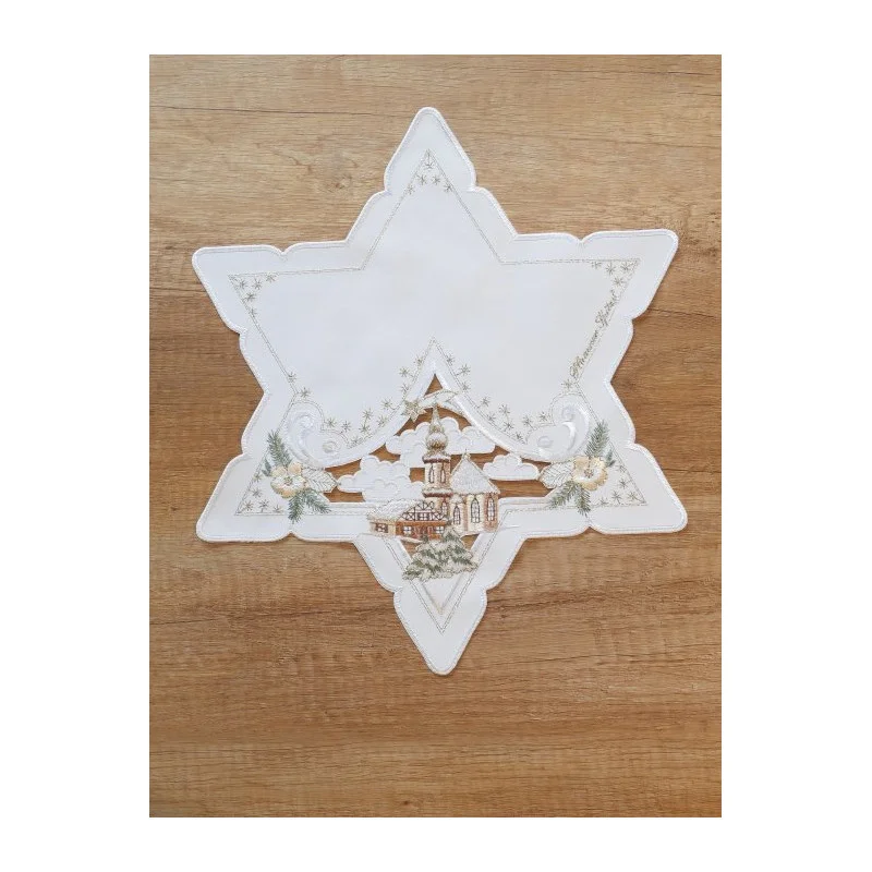 Tischwäsche Winterzauber Stern