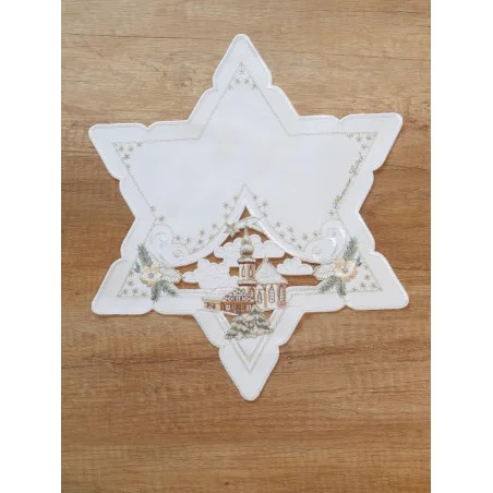 Tischwäsche Winterzauber Stern