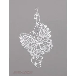 Plauener Spitzenfensterbild Butterfly