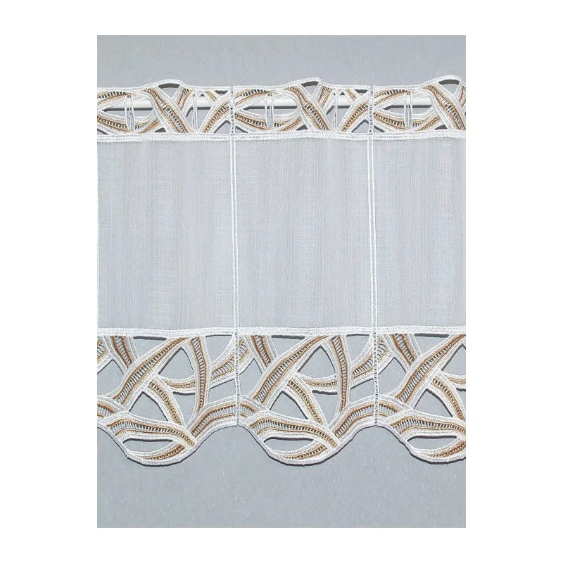 Spitzengardine Faith in beige-braun