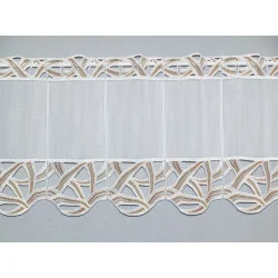 Spitzengardine Faith in beige-braun