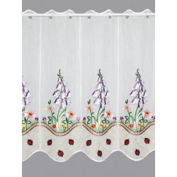 Stickerei-Kurzgardine...