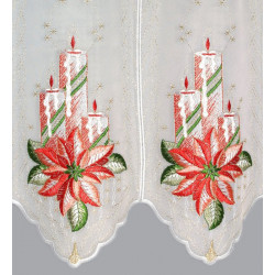 Panneau Kerzen mit Christrosen detail