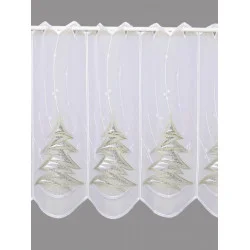 Stickerei-Panneau Baum modern Plauener Spitze