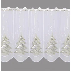 Stickerei-Panneau Baum modern Plauener Spitze