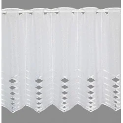 große Kurzgardine Liss in weiß