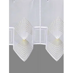 Stickerei-Kurzgardine Debbie detailansicht