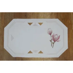 Stickereidecken Moderne Magnolie klein