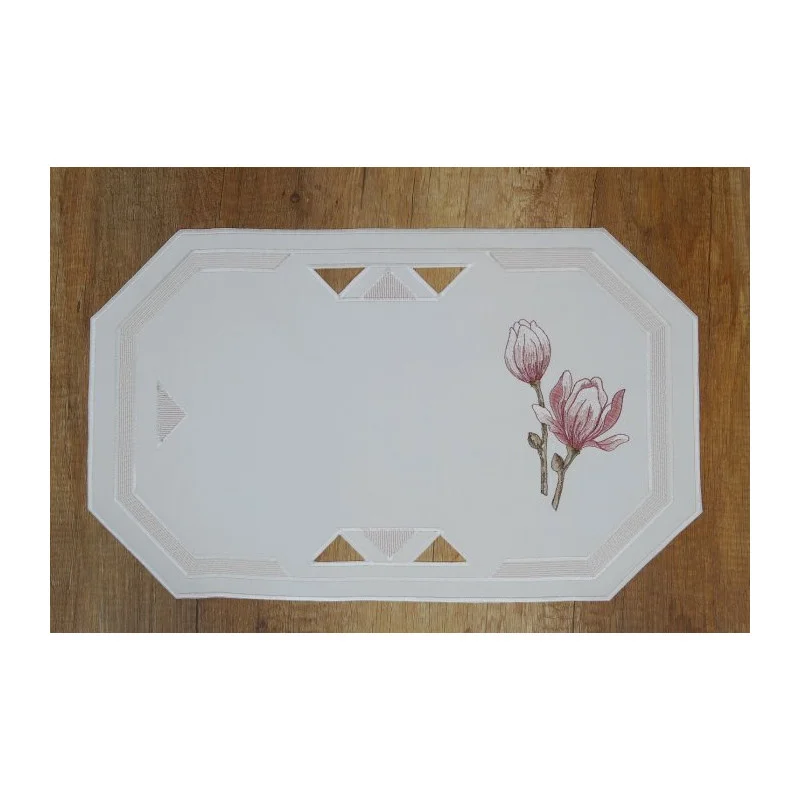 Stickereidecken Moderne Magnolie klein