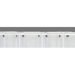 Bestickte Scheibengardine Ivy in lila