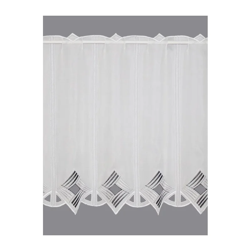 Kurzgardine Gracy in anthrazit