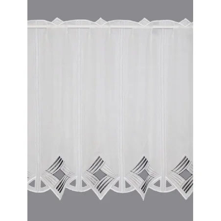 Kurzgardine Gracy in anthrazit