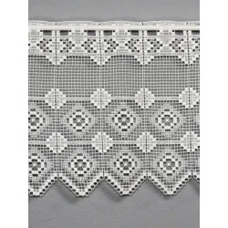 Plauener Spitzen-Filetgardine Sonja in natur