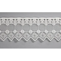 Plauener Spitzen-Filetgardine Sonja in natur