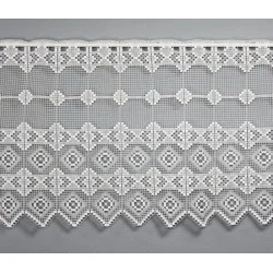 Plauener Spitzen-Filetgardine Sonja in natur