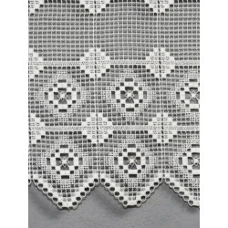 Plauener Spitzen-Filetgardine Sonja in natur