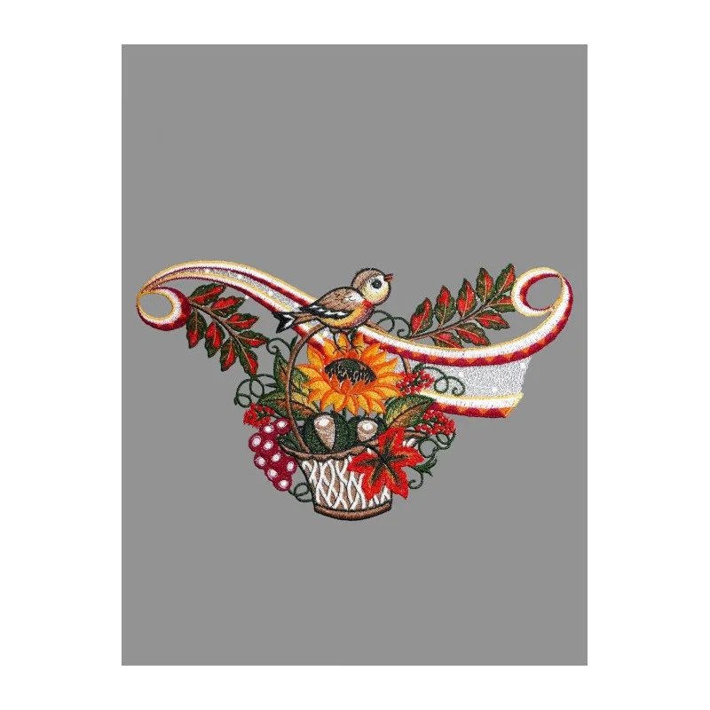 Korb mit Sonnenblume