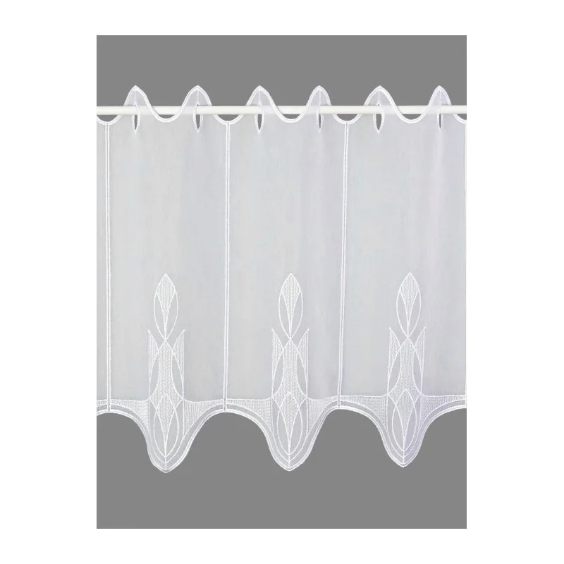 Kurzgardine Ricarda in weiß