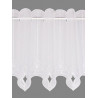 Eleganter Kurzstore Liliane in weiß Plauener Spitze