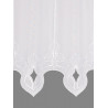 Eleganter Kurzstore Liliane in weiß Plauener Spitze Detailbild