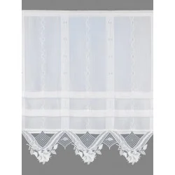 Raffgardine Amy mit Plauener Spitzen-Abschluß