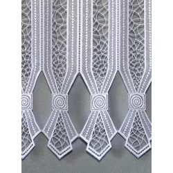 Spitzengardine Romina in weiß Detail