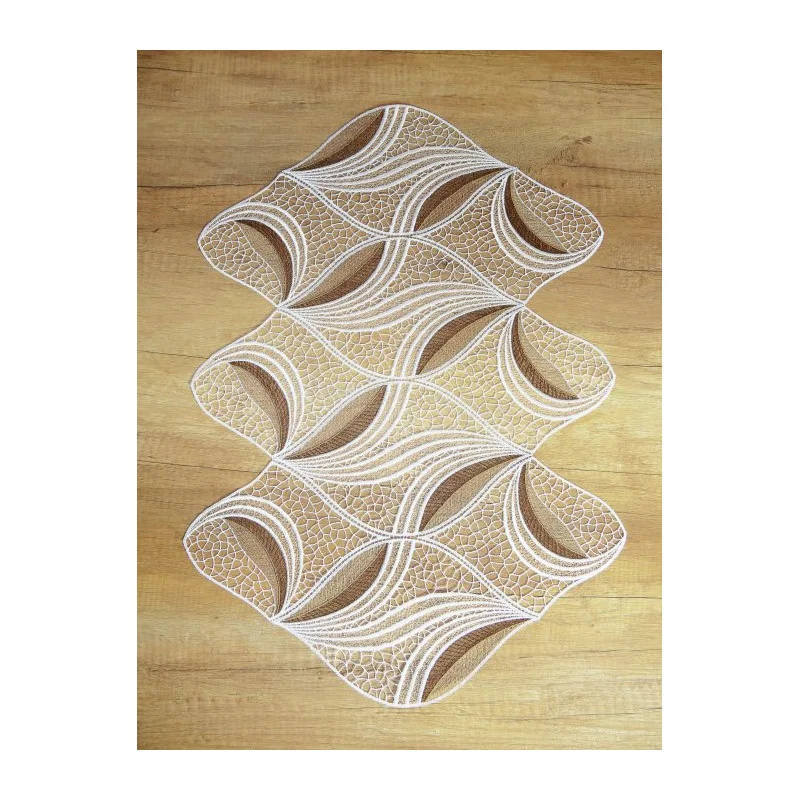 Spitzenläufer Larisa in beige-braun