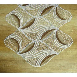 Spitzenläufer Larisa in beige-braun detailbild