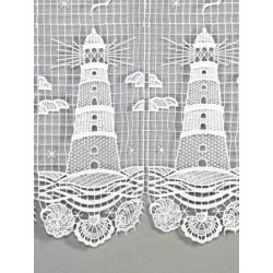 Spitzengardine Leuchtturm Detailbild