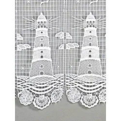 Spitzengardine Leuchtturm Detailbild