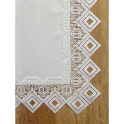 Tischwäsche Marlen in cremeweiß