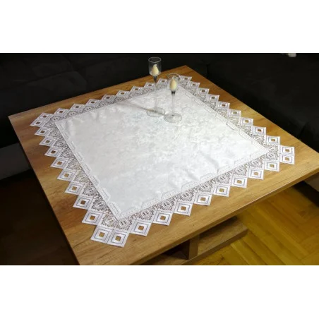 Tischwäsche Marlen in cremeweiß