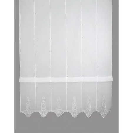 Raffrollo Ricarda in weiß