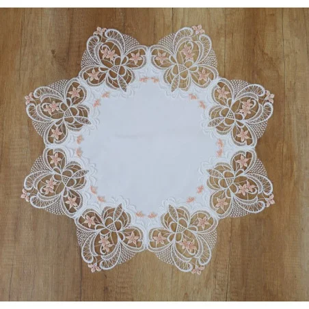 Zarte Plauener Spitzendecken Desiree in 2 Farben