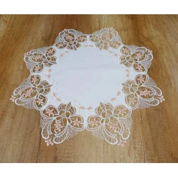 Zarte Plauener Spitzendecken Desiree in 2 Farben