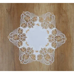 Zarte Plauener Spitzendecken Desiree in 2 Farben