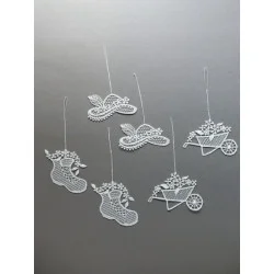 Anhänger Hut, Schubkarren, Pflanzschuh