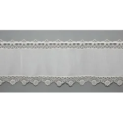 Landhausgardine Annie in cremeweiß schmal